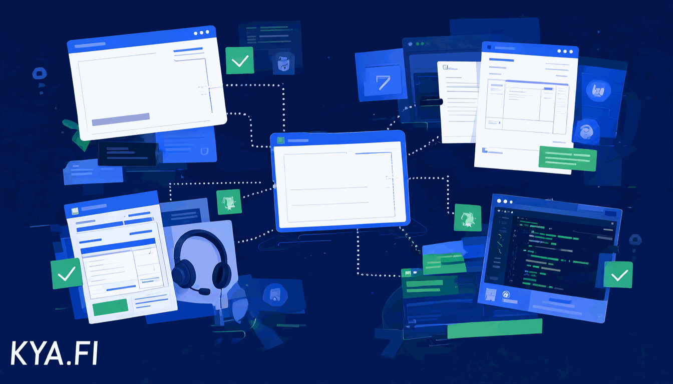 Four worked agent scenarios linked to one verified credential.