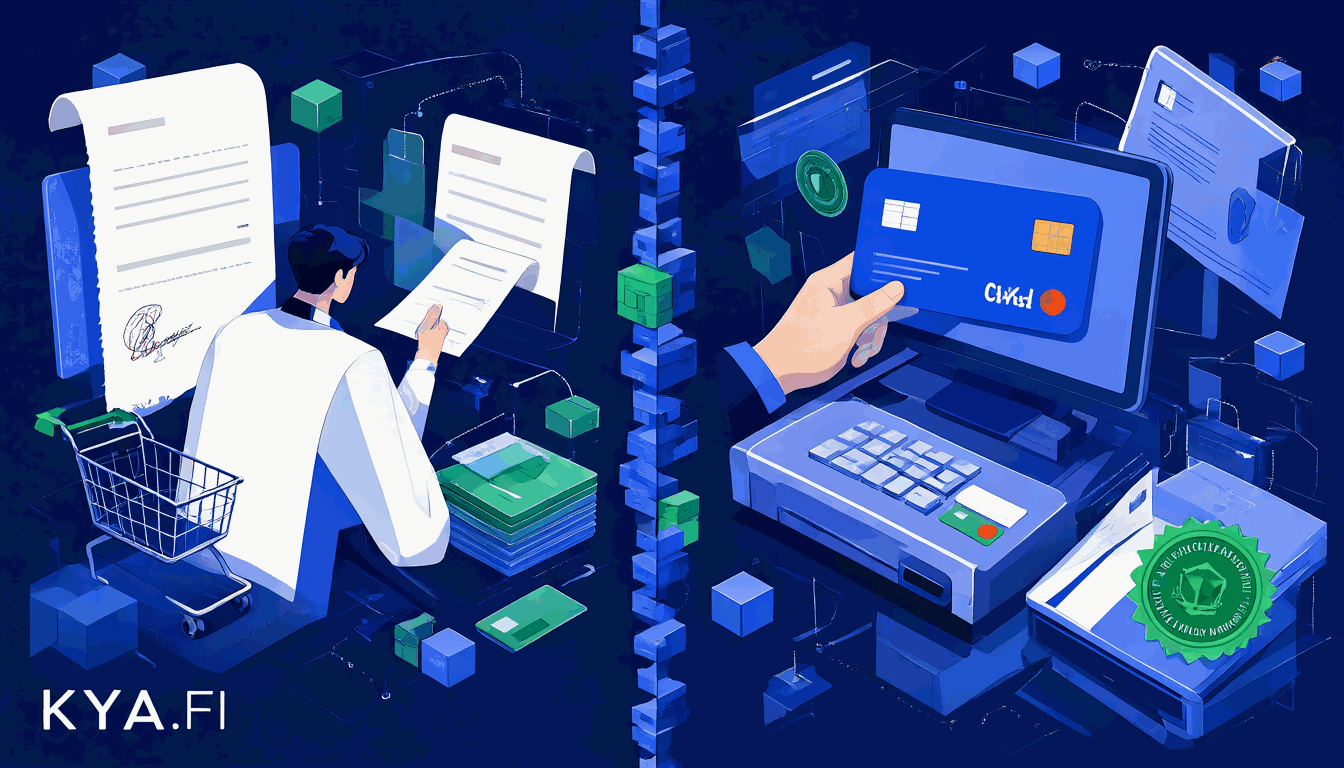 An AI agent completing a payment with a signed mandate and a verifiable-intent seal.