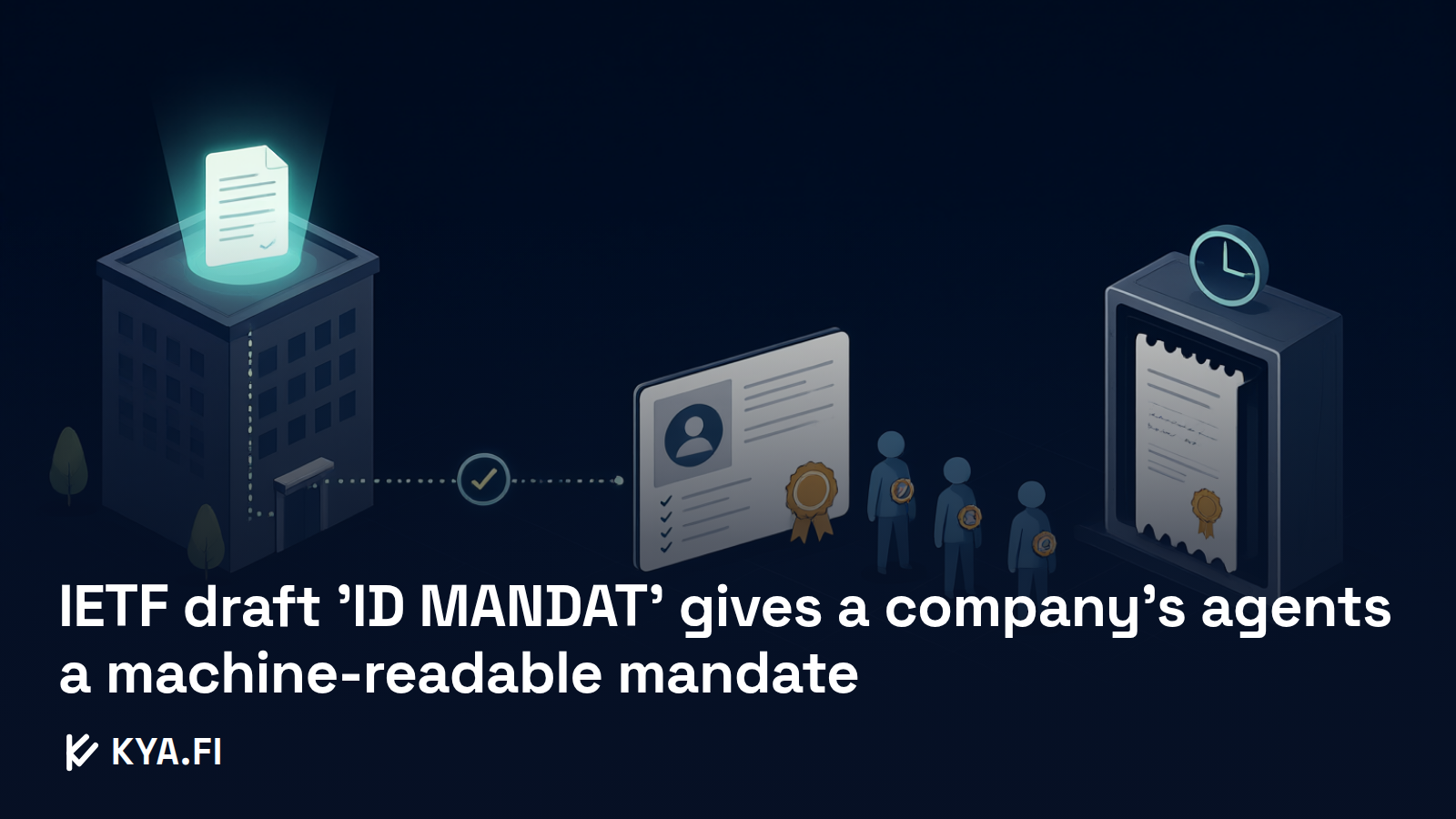 IETF draft 'ID MANDAT' gives a company's agents a machine-readable mandate