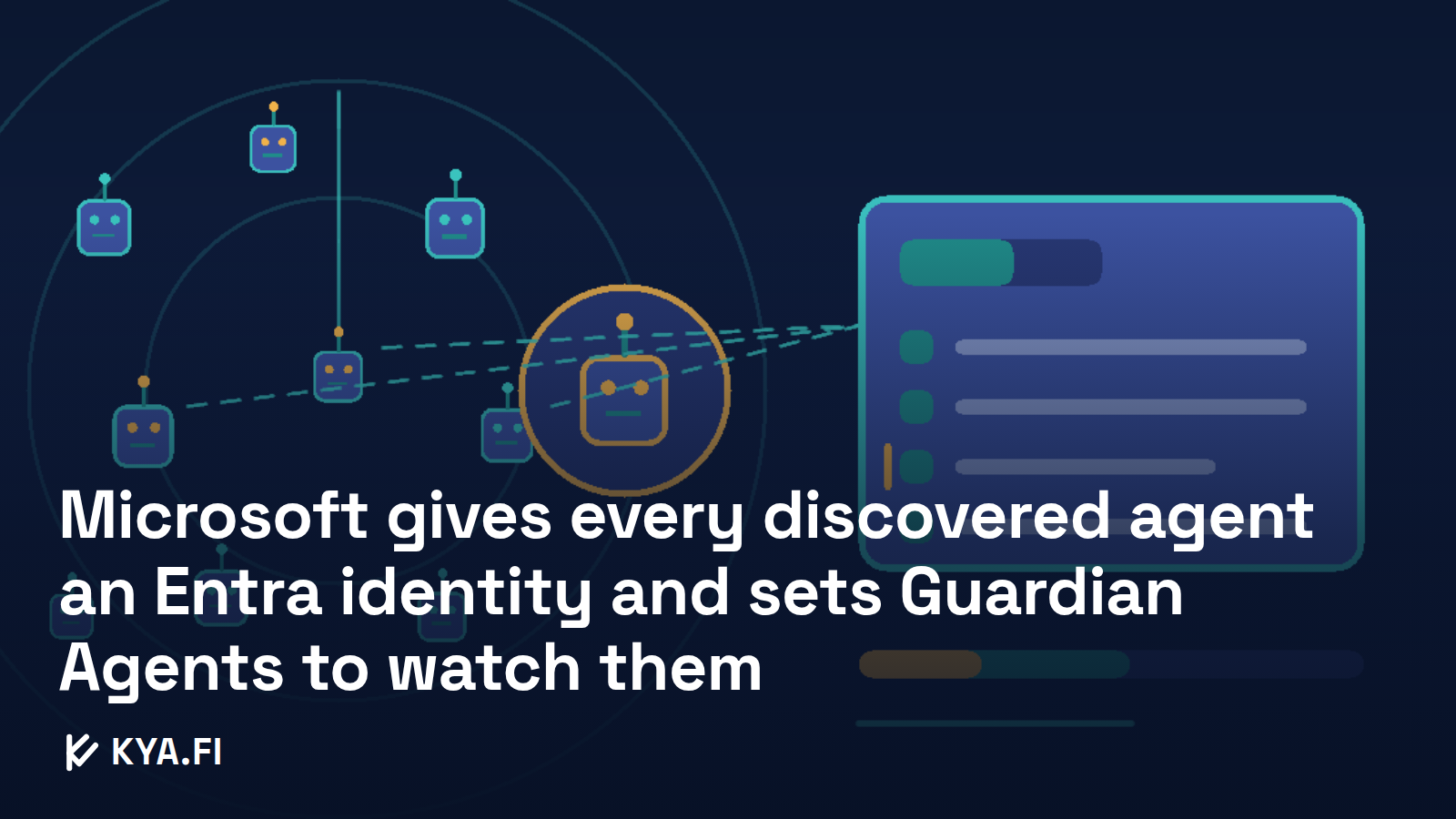 Microsoft gives every discovered agent an Entra identity and sets Guardian Agents to watch them